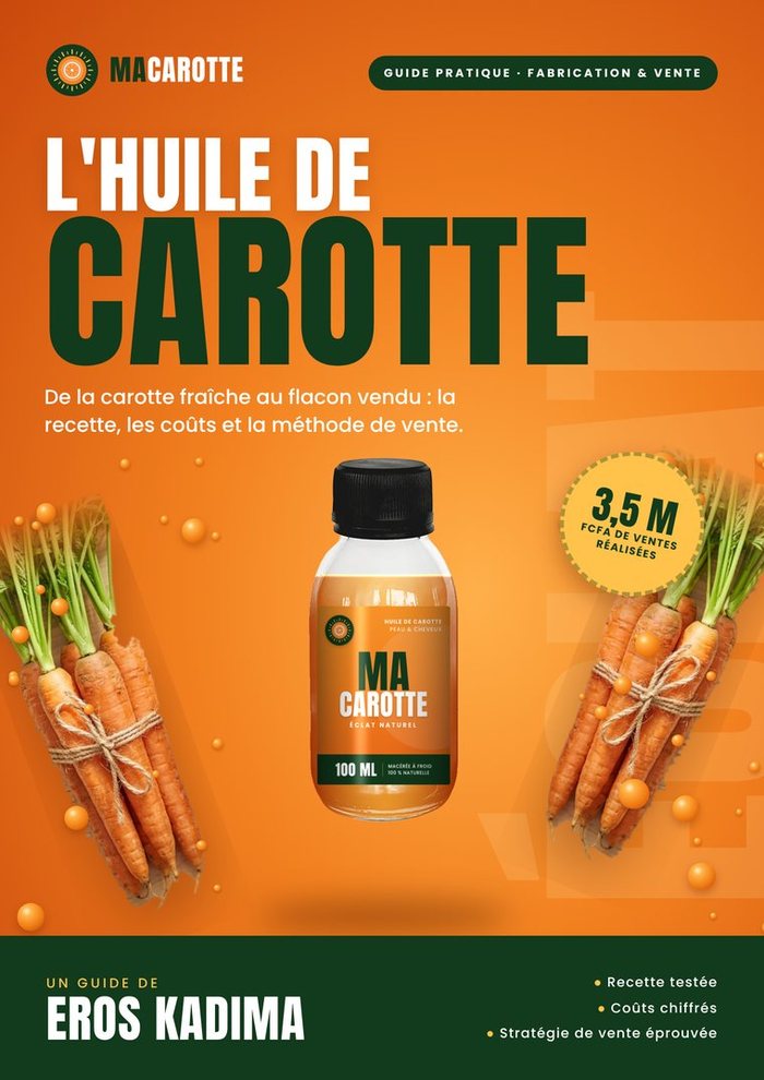 Couverture du guide L'huile de carotte